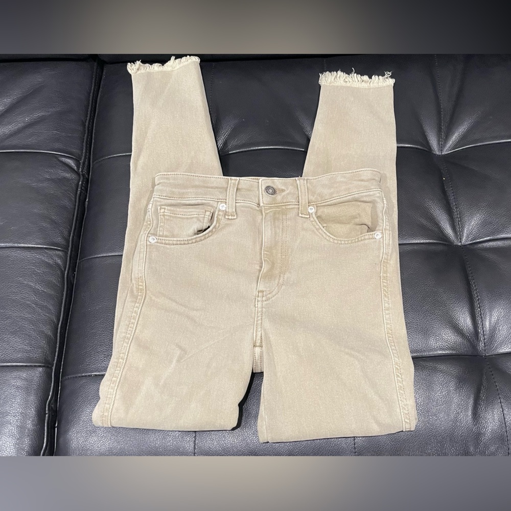We The‎ Free Jeans Size 25 Twenty-Five Frayed Hem
